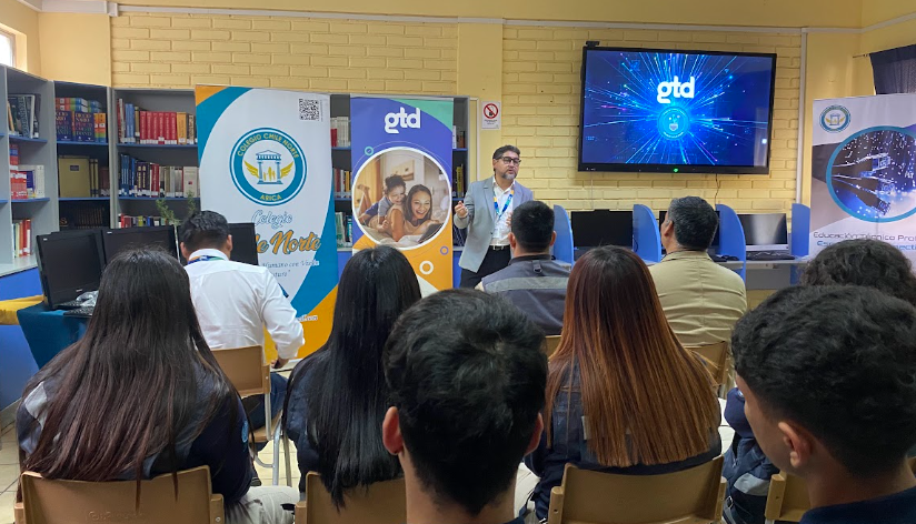 Un paso más en la formación Técnico-Profesional: la alianza del Colegio Chile Norte con GTD Chile