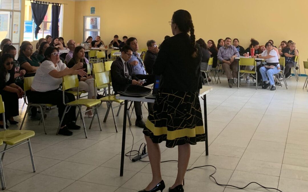 Colegio Chile Norte realiza taller sobre aspectos proteccionales de estudiantes en situación de vulneración de derechos