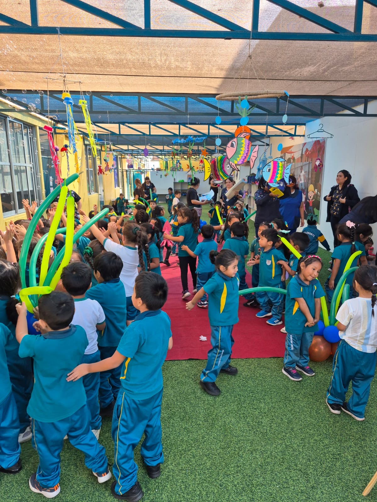 Actividad del «Mes del mar» realizada por el nivel de Educación Parvularia